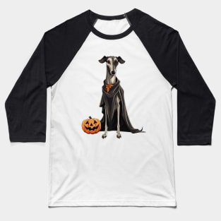 Halloween Galgo Espanol Greyhound Spanish Baseball T-Shirt